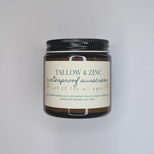 Tallow & Zinc Waterproof Sunscreen